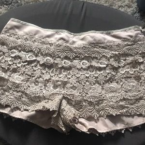 Lace shorts